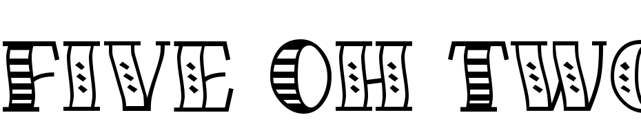 Five Oh Two Font Download Free